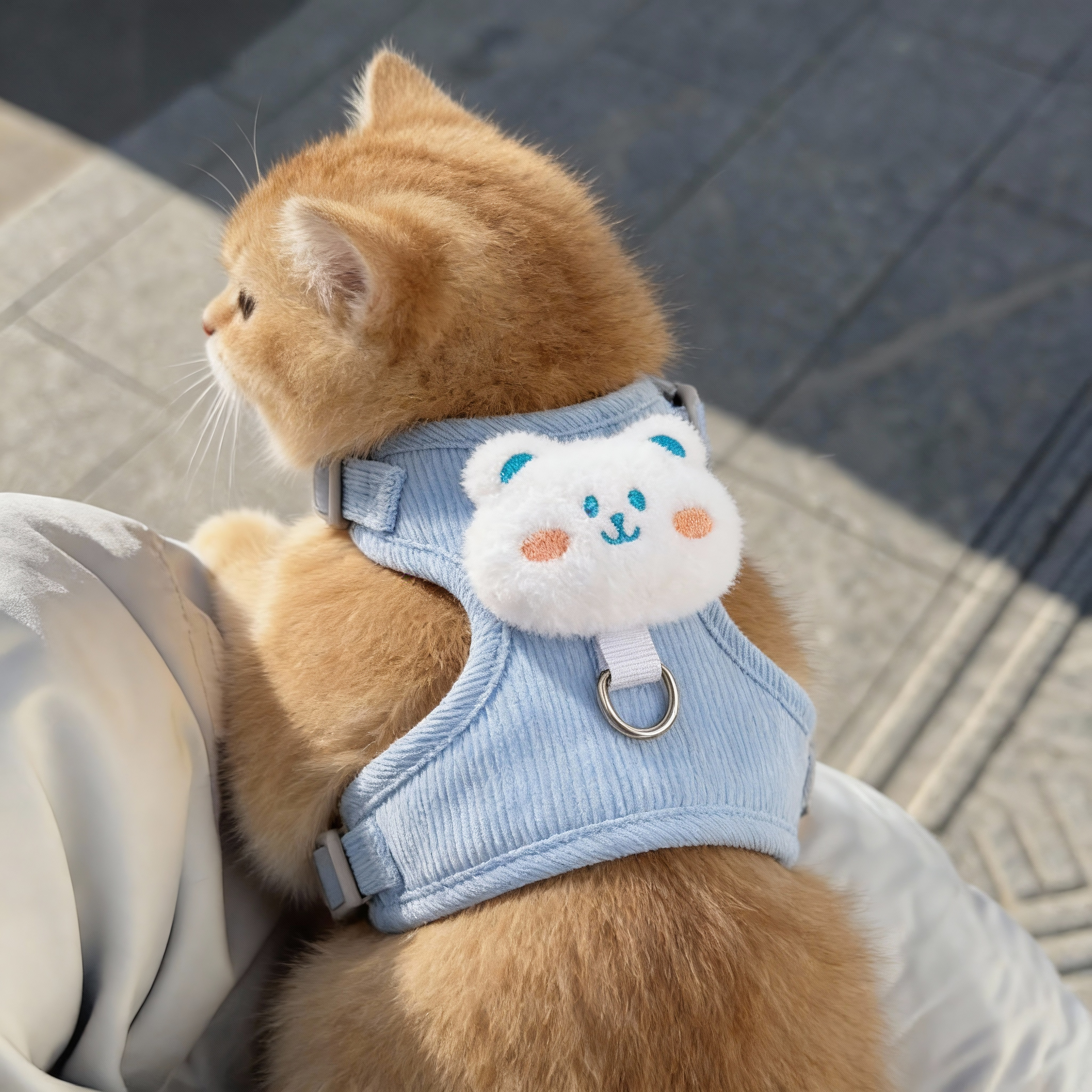 猫咪牵引绳防挣脱可调节小猫专用溜猫绳不勒脖工字型背心式牵引绳,宠物/宠物食品及用品,猫牵引绳,淘宝优惠券,粉丝福利购,淘宝优惠卷