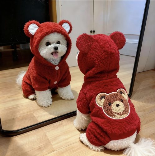 狗狗衣服秋冬季保暖加厚棉衣