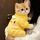 猫咪衣服秋冬可爱萌趣四脚衣加厚保暖金渐层布偶英短防掉毛可牵引