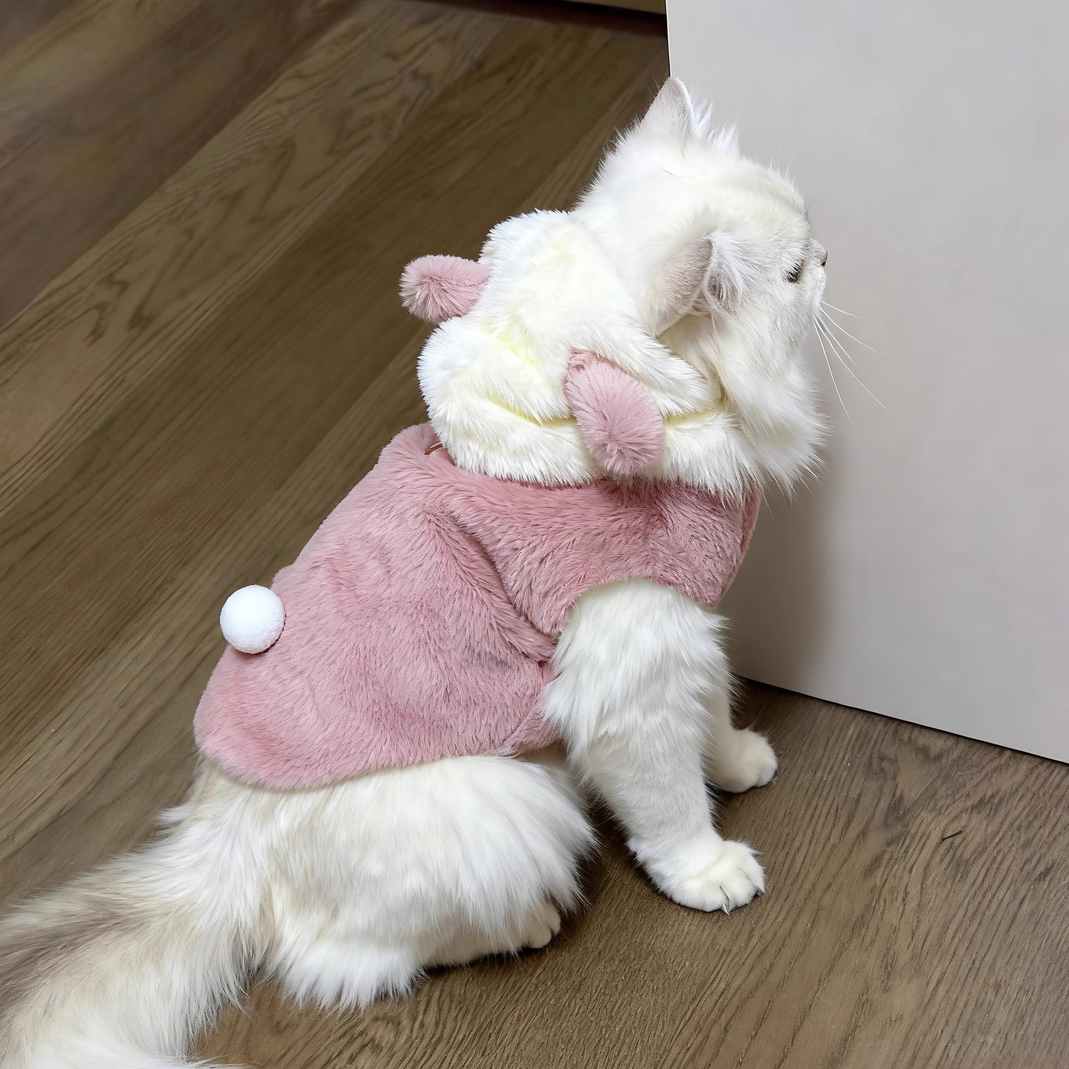 猫咪衣服秋冬带帽棉衣加绒加厚