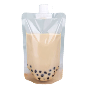 一次性豆浆袋奶茶奶油分装袋大口吸嘴袋酸梅汤打包袋中药液包装袋