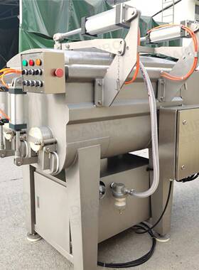 lDRB-JB400真空拌馅机商用香肠地道肠混合腌肉机带提升上料设备机