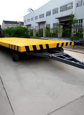供应重型汽刹平板拖车  工矿平板车 移动工具车牵引41018拖车