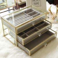 Lass jewelry box European style earns hair clips stora