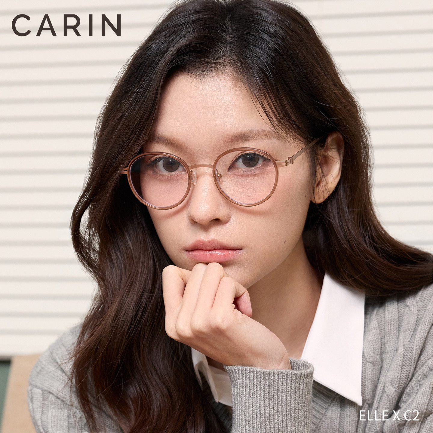 CARIN眼镜框Jean,Elle,Belle男女同款新款防蓝光近视可配镜复古款