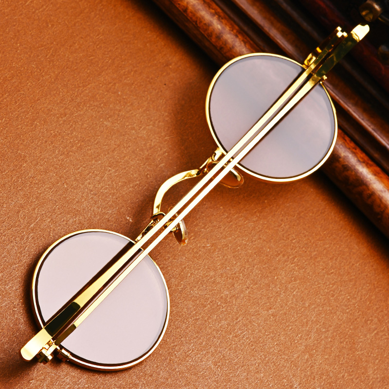 时尚复古眼镜天然水晶清凉太阳镜