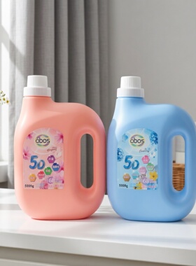 abos超浓缩纳米除菌洗衣液5kg大容量持久留香168小时抗菌消臭护色