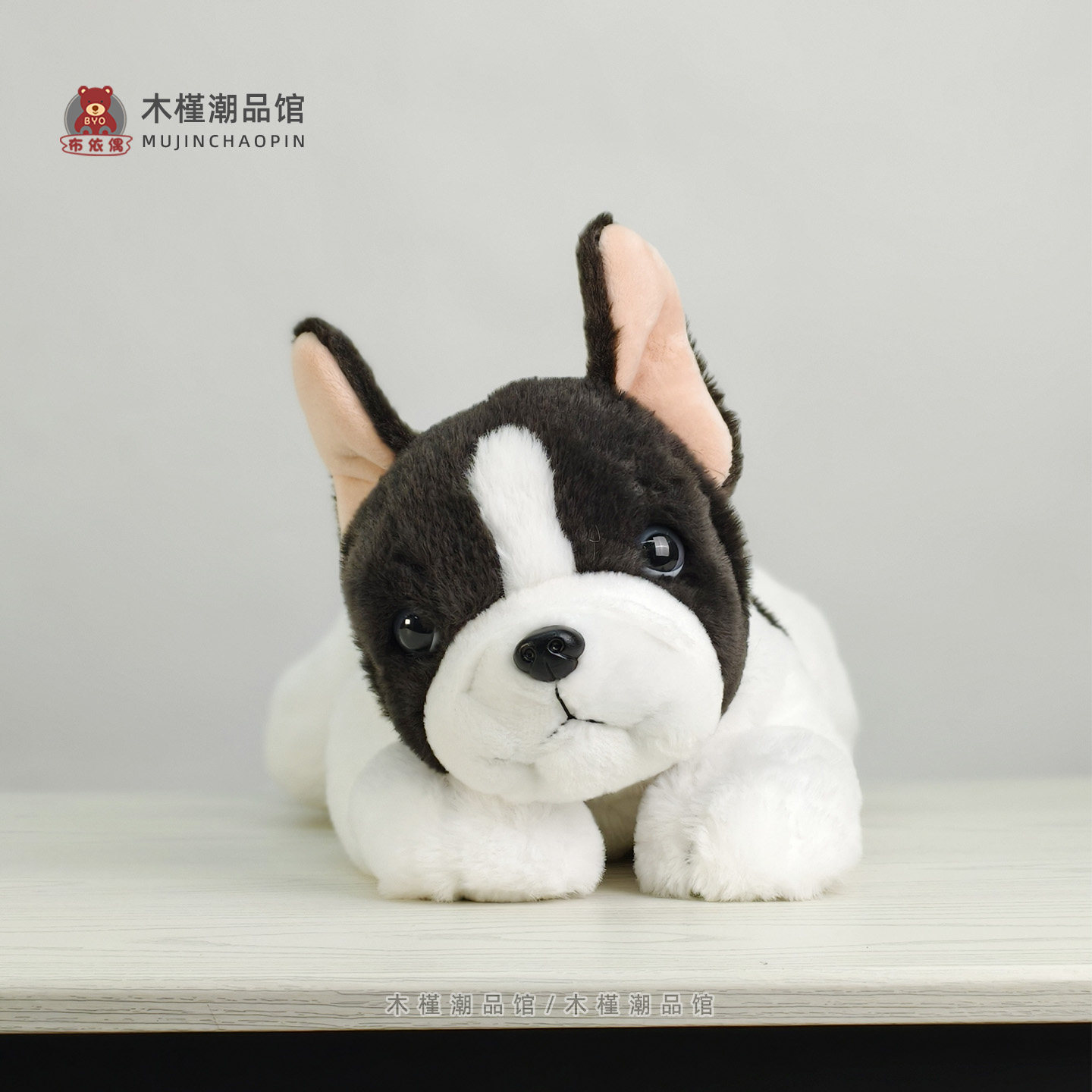 跨境出口抱睡狗狗玩偶圣伯纳小狗公仔送男友儿童不一样的生日礼物