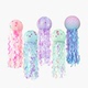 PanParty流苏水母挂饰美人鱼主题装 饰用品灯笼幼儿园生日派对道具