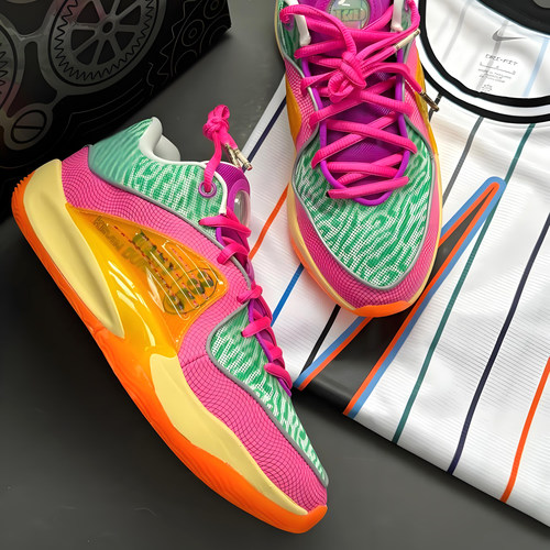 KD16篮球男鞋杜兰特16代全明星气垫球鞋乳腺粉色小丑黑武士紫色