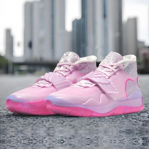 杜兰特12代篮球男鞋全明星KD12乳腺粉天使翅膀气垫球鞋女15糖果