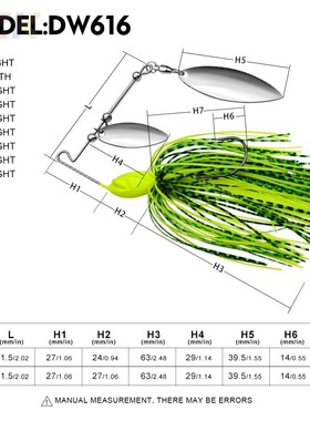 胡须佬路亚饵 10G 14G 流苏Spinnerbait亮片防挂底路亚饵仿生假t1