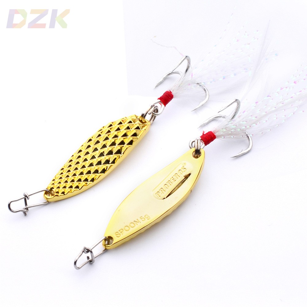 PRO BEROS品牌5G路亚金属亮片假饵金色银色塑料饵VIB路亚亮片.3