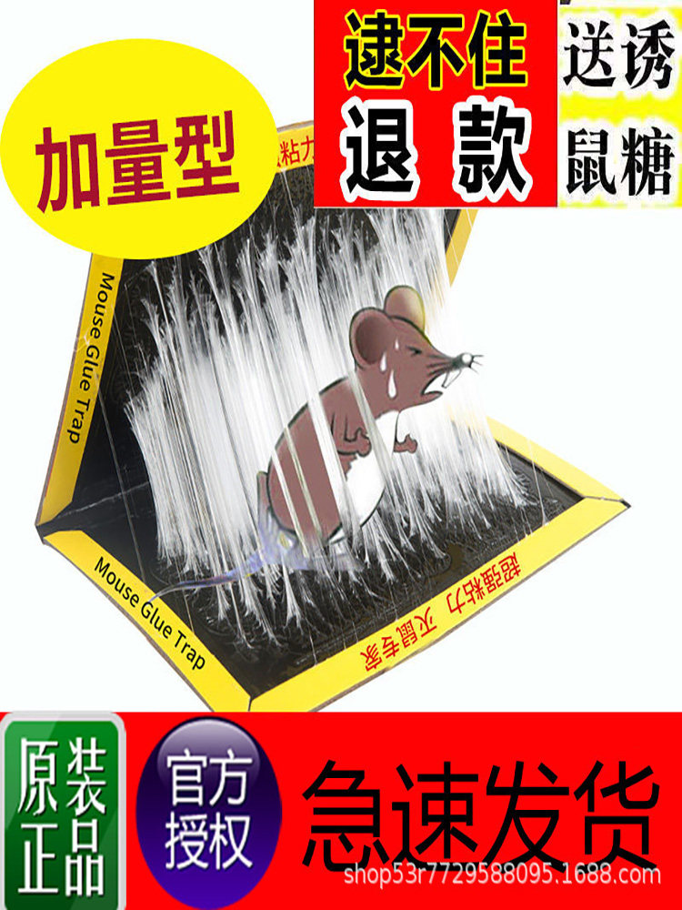 SUPER STRONG STICKY MOUSE BOARD TO CATCH STICKY BIG MOUSE STICKERS GLUED TO CATCH THE MOUSE AND MOUSE ARTIFACT POWERFUL AUTHENTIC HOUSEHOLD ONE NEST END