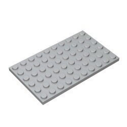 MOC适用于乐高小颗粒3033积木 6x10底板基础板零散配件长方底座