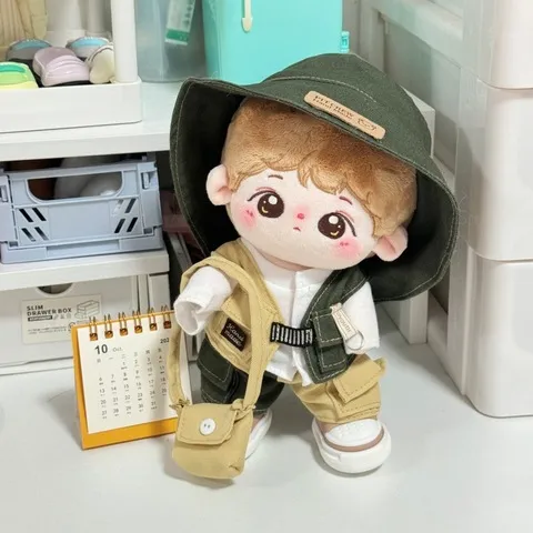 现货可爱玩偶替换装公仔超萌20cm衣服棉花男娃属性原创娃娃无娃衣