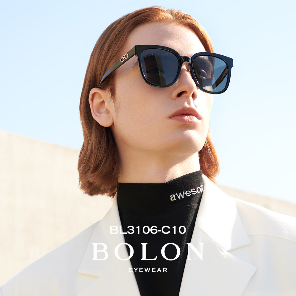 BOLON暴龙眼镜2023年新品板材框猫眼太阳镜偏光潮墨镜女款BL3106