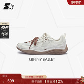 小白鞋 新年礼物STARTER赛车风芭蕾德训鞋 板鞋 子脏脏鞋 女鞋 休闲鞋