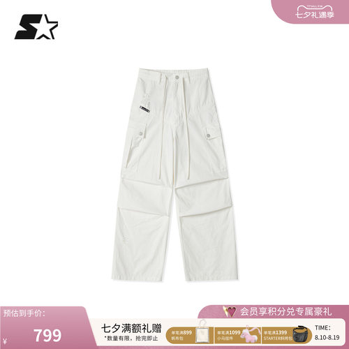 STARTER工装裤2026夏季新款街头潮流机能风休闲运动户外百搭长裤