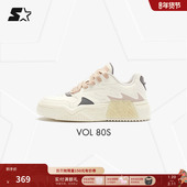 STARTER轻质音浪板鞋 秋冬运动休闲鞋 厚底增高男女同款 小白鞋