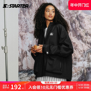 STARTER 新款 2023冬季 情侣男女同款 户外大口袋宽松外套