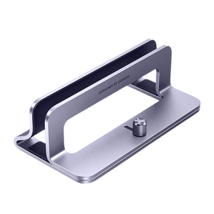 绿联笔记本立式支架直立适用Macbook电脑iPadmini竖立收纳架平板支撑置物架散热游戏本办公桌面铝合金底座