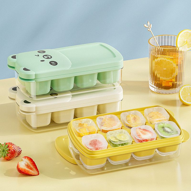 冰块模具食品级按压式冰格家用冰箱自制冰盒冻冰块神器冰块储存盒