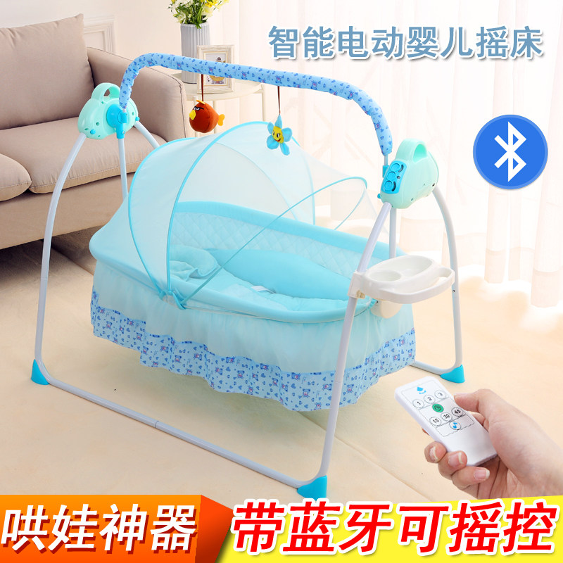 婴儿电动摇椅摇篮摇摇床摇摇椅睡篮摇篮床宝宝哄娃神器哄睡安抚椅|ruв категории подгузник/шампунь/вскармливать/тележка кроватью, детская кровать/кровать для младенца/колыбель/стул, колыбель - от Buy2taobao.com для оказания профессиональной услуги покупки агента Taobao