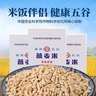 中国农科院世壮燕麦片燕麦米莜麦500g谷物杂粮营养早餐五谷代餐粥