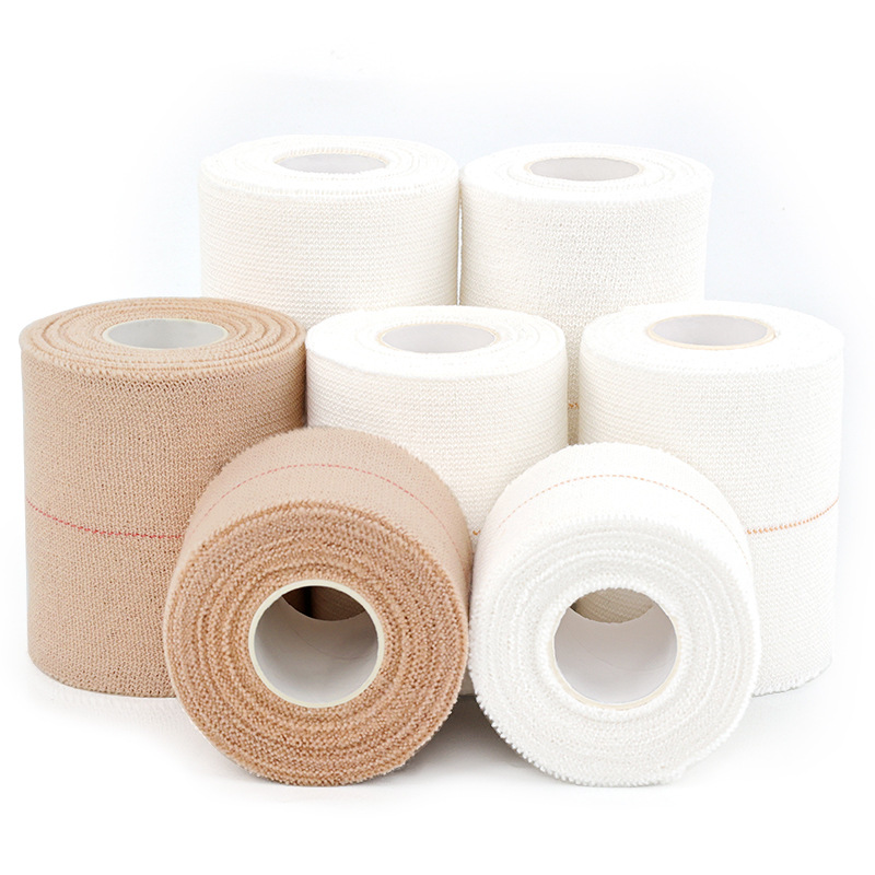 人字纹重弹胶带运动绷带高粘加压固定EAB胶布 举重黄线绷带