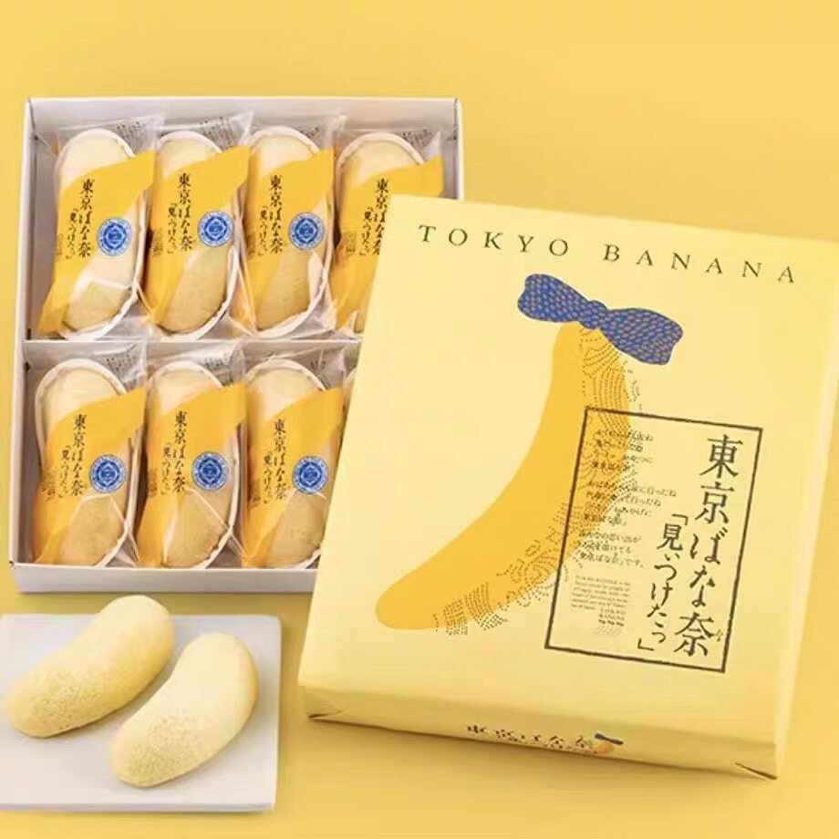 日本直邮东京香蕉奶油夹心蛋糕饼干TOKYO BANANA糕点零食送礼盒装