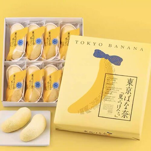 日本直邮东京香蕉奶油夹心礼盒
