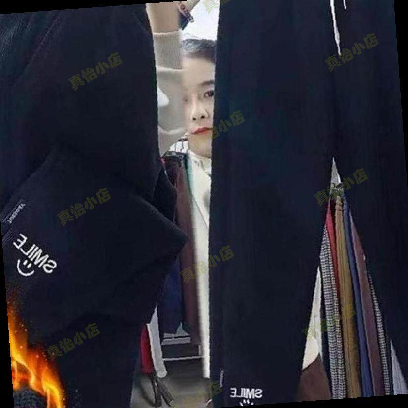 时尚大码秋冬新款休闲运动裤女宽中老年女装