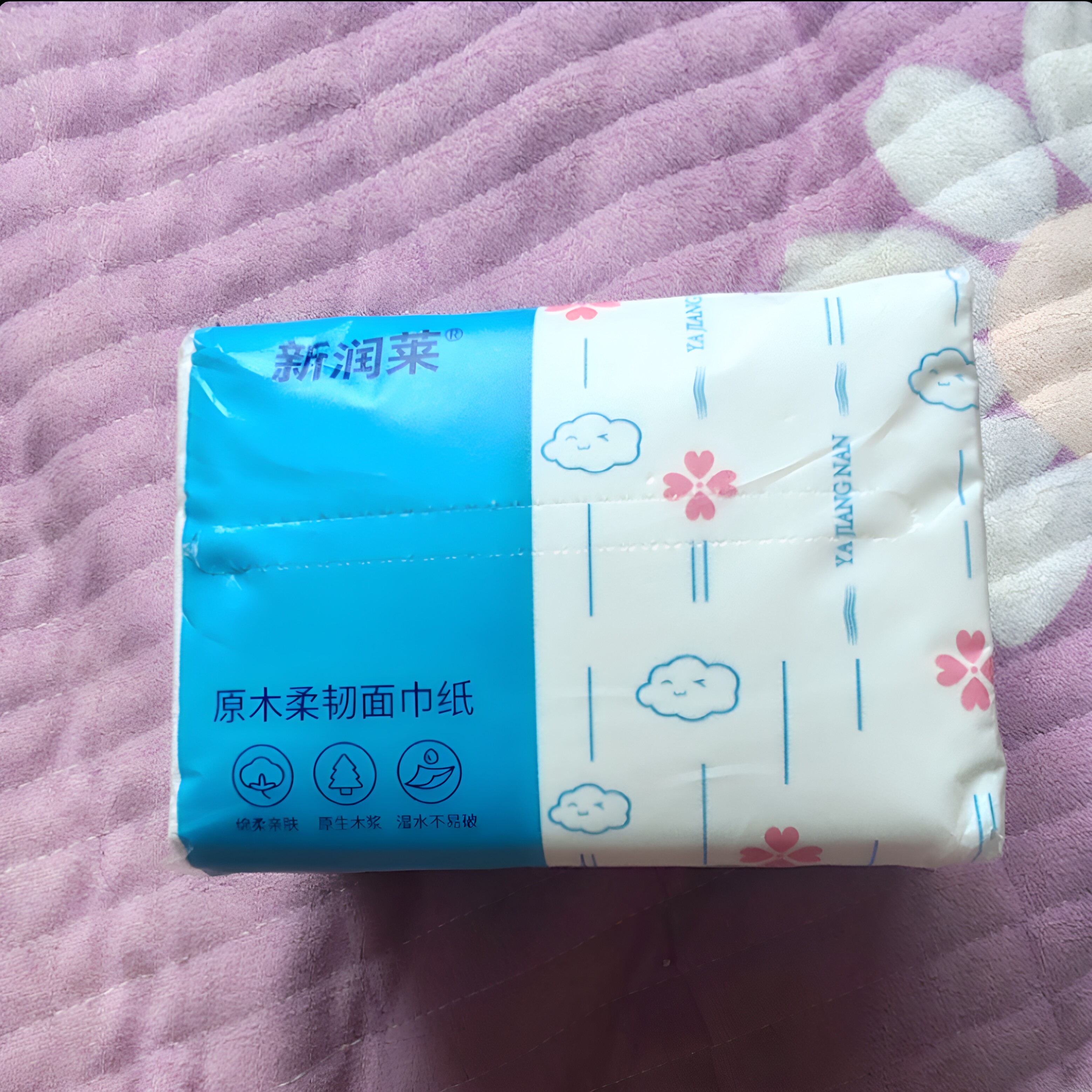 加厚加量原木6层抽纸可湿水