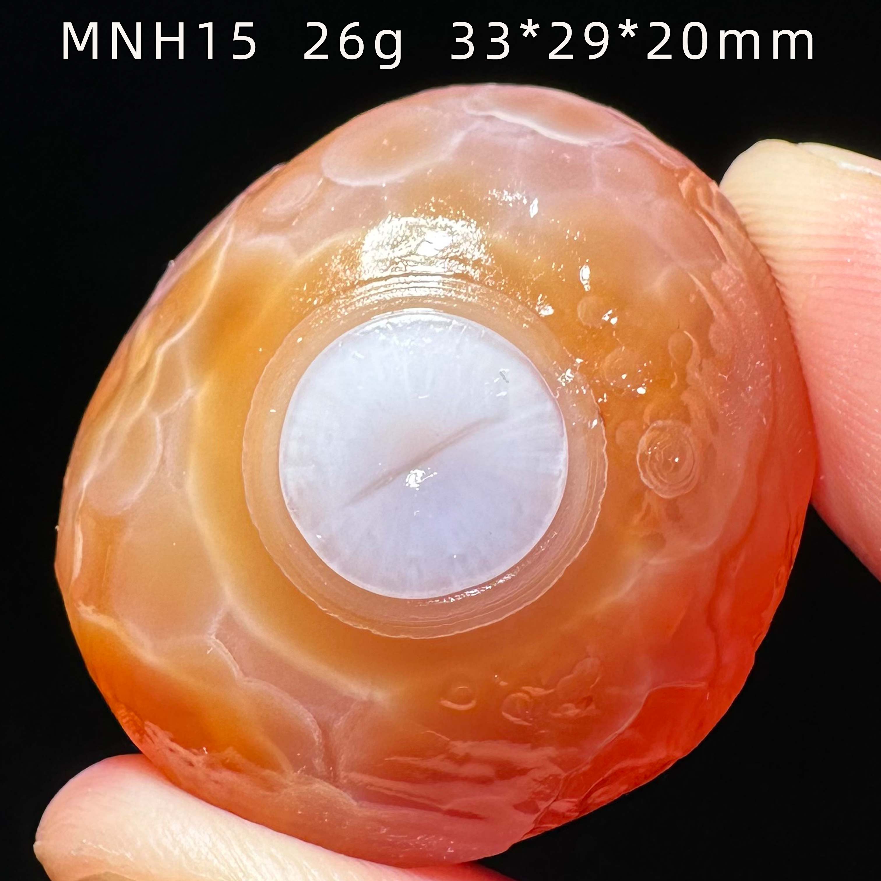 外蒙古花眼玛瑙阿拉善天眼玛瑙原石戈壁眼睛石项坠配饰DIY饰品