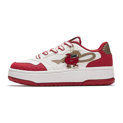 安踏晴风丨好事发生女板鞋新年配色冬季新款休闲运动鞋122618034