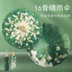 超强防晒太阳伞双层防紫外线16骨梵高油画伞遮阳伞女便携两用大号