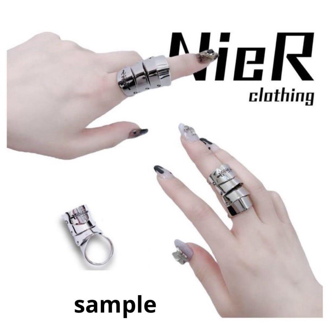 【现货掉落】NieR日牌中古稀有孤品盔甲戒指饰品古早款美品