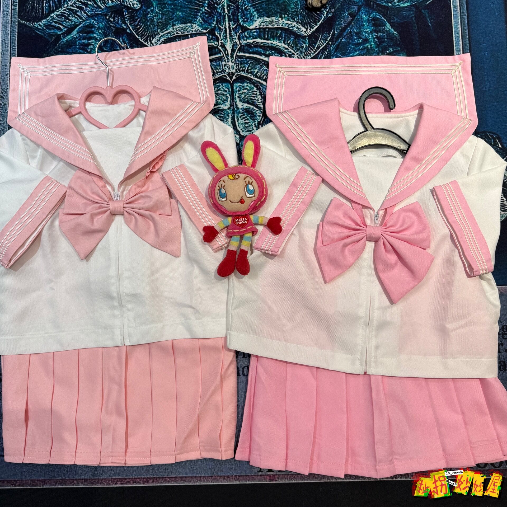 【两个月发】Bodyline日牌全新水手服套装浓粉水粉彩虹战队