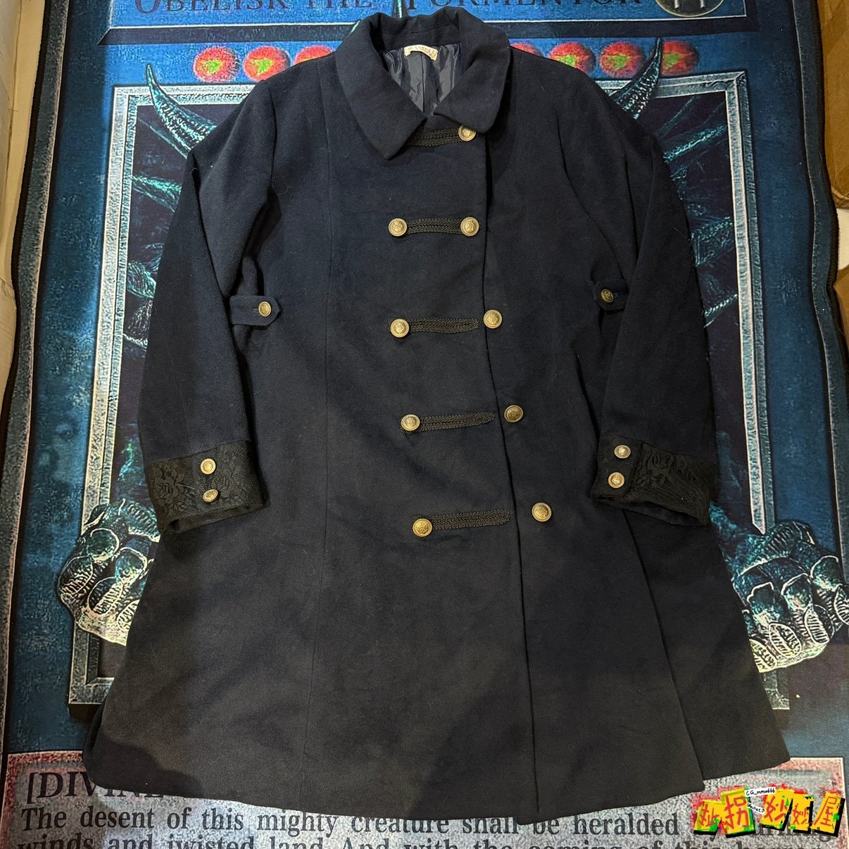 【现货掉落】axesfemme日牌中古稀有孤品呢子大衣风衣外套古着