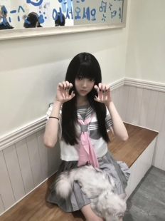 【s码现货】bodyline日牌全新代购水手服灰三本jk制服粉领巾可爱