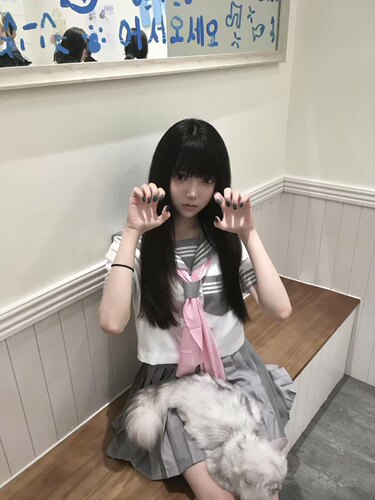【两个月发】bodyline日牌全新代购水手服灰三本jk制服粉领巾可爱