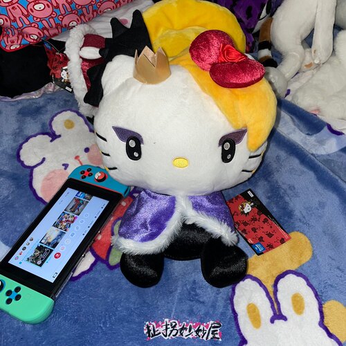 【现货掉落】yoshikitty全新带吊日本暗黑HelloKitty朋克玩偶