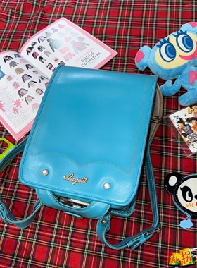 【现货掉落】angelblue日牌中古稀有孤品可爱双肩包小学生古早