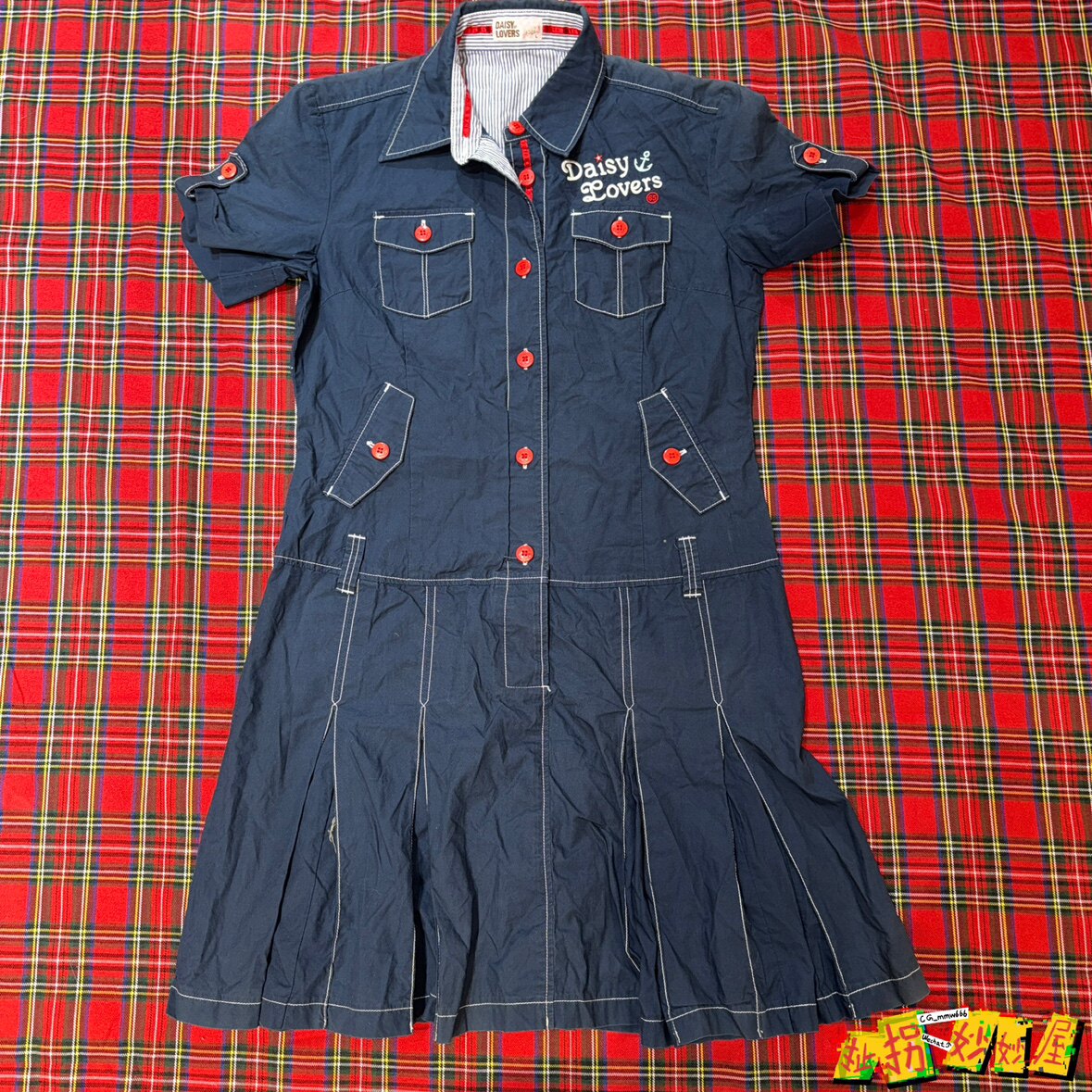 【现货掉落】daisylovers日牌中古稀有孤品可爱牛仔连衣裙古早y2k