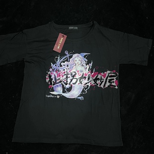 【现货掉落】Bodyline全新联名短袖SUGAR PAIN骷髅美人鱼t暗黑