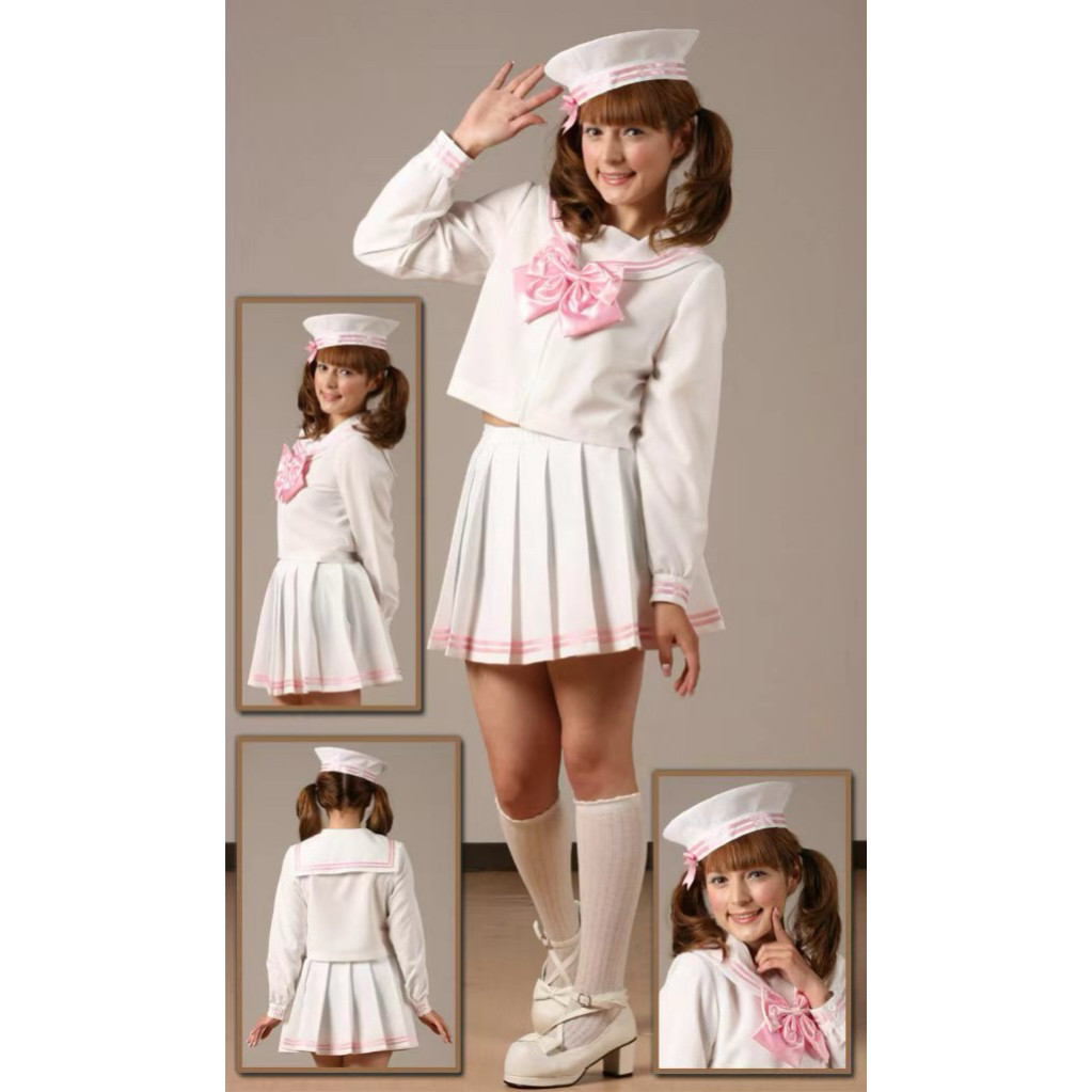 【现货秒发】Bodyline古早款水手服长袖中间服jk水手服可爱帽子
