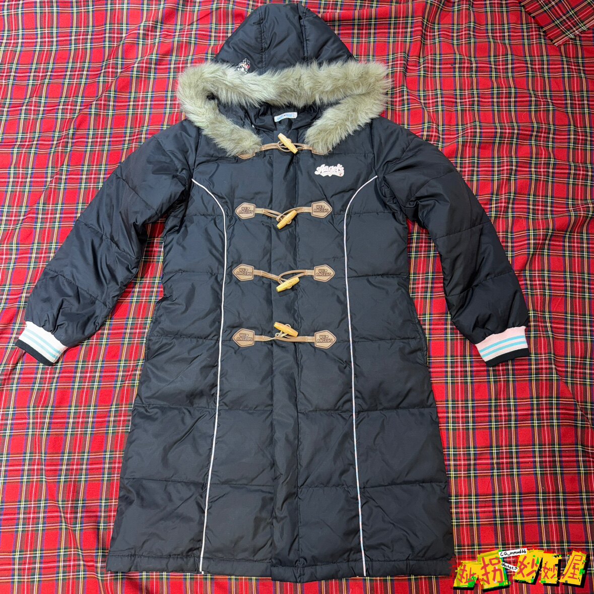 【现货掉落】angelblue日牌中古稀有孤品可爱羽绒服棉服外套长款