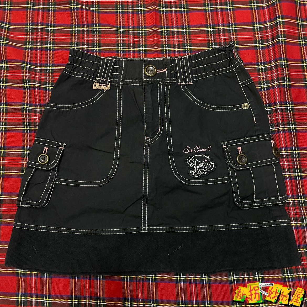 【现货掉落】Daisylovers日牌中古稀有孤品可爱工装短裙sk原宿y2k