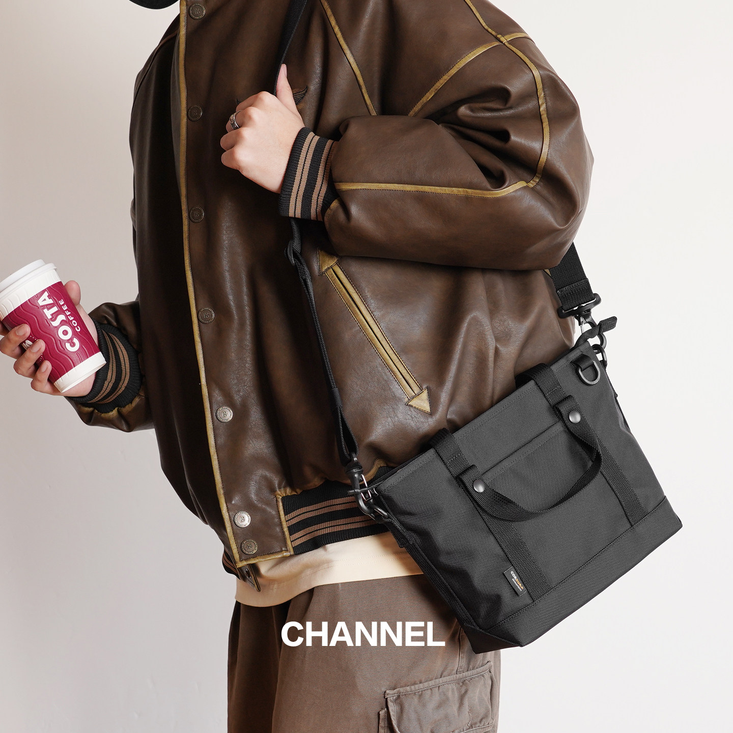 新CORDURA弹道尼龙手提托特单肩斜挎包经典潮流TOTE男女通勤背包